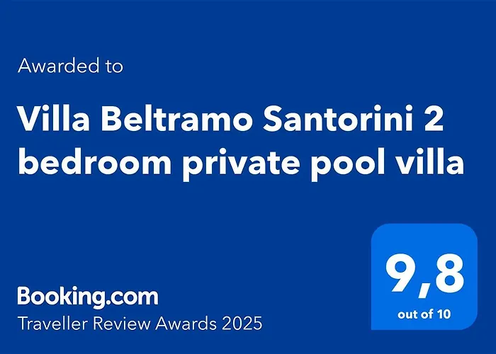 וילה Beltramo Santorini 2 Bedroom Private Pool